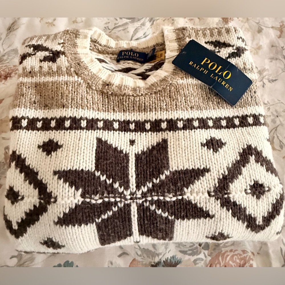 Polo Ralph Lauren
New Polo Ralph Lauren fair isle intarsia knit sweater - Picture 2 of 5